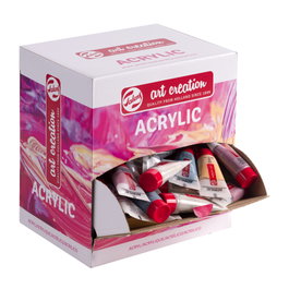 Talens Art Creation Caja dispensadora de colores acrílicos Metallic 100 x 12 ml